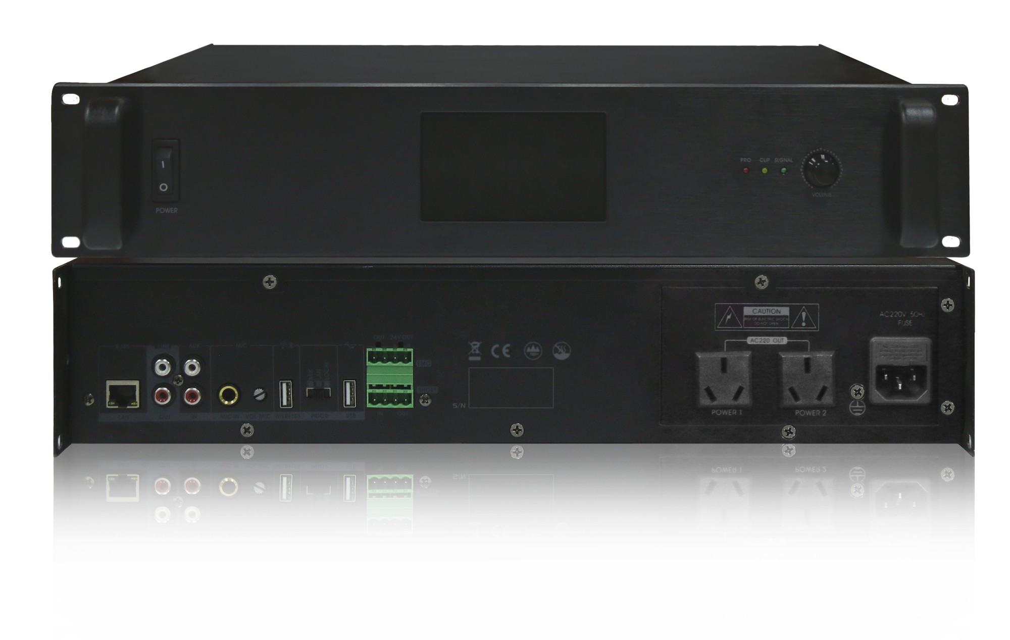 彩屏IP网络解码终端（机架式） LX-Z801